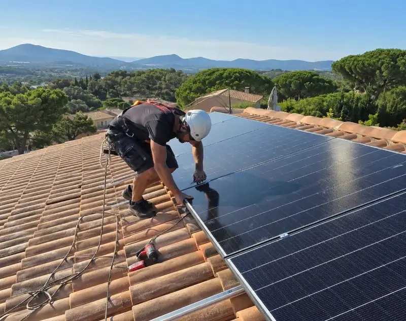 Installateur panneaux solaires Curtafond — pose photovoltaïque sur toiture